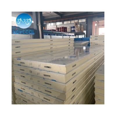 China 960mm or Customized Density Insulated Steel Cold Room Panel Sandwich Panels PU Panel Wall Cold Room Examination for sale