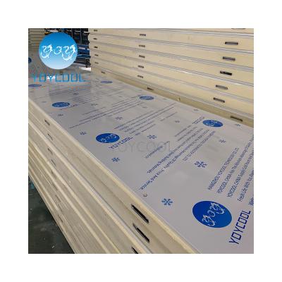 China 960mm or customized cold room panel doors puf insulated sandwich panels wall cold room insulation pu panel for sale