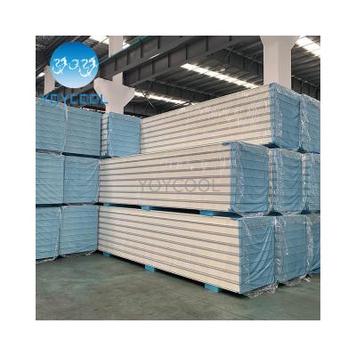 China 1120mm ANG Groove NUMBER ONE PU PIR Socket Type Cold Room PU Panels Sandwich Panels Language for sale