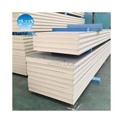 China 1120mm NUMBER ONE best quality cold room panels with socket type with color steel sheet for sale