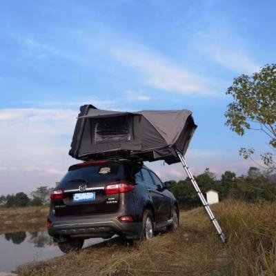 China Aluminum Roof Tent 1-2 Person OEM Hard Top Car 4x4 Roof Extended I Shell Type Extended Tent for sale