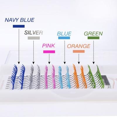 China Wholesale Glitter Colors Factory Style Diamond Shiny Nobody New Lashes Spikes Glitter Make Up Lash Lashes Extension Trays Supplies for sale