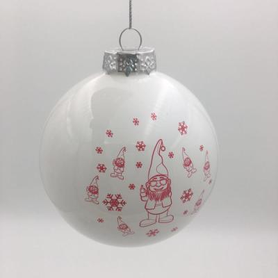 China Chinese Specialized Christmas Glass Ball Chirstmas Decor Supplier for sale