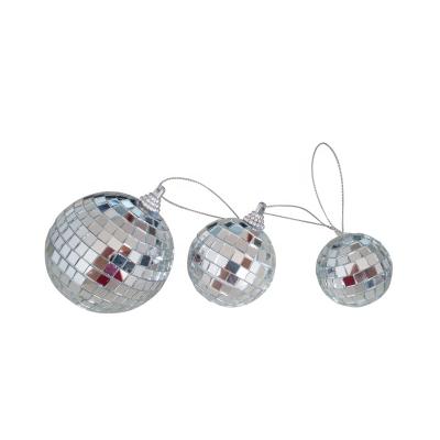 China Different Size Mini Polyfoam Disco Mirror Ball For Christmas Tree Ornaments for sale