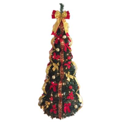 China Festival Home Decoration Elegant Decorated Christmas Pop Upside Down Tree Christmas Tree for sale