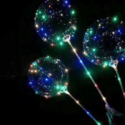 China Christmas Home Decoration LED Festival Decoration Inflatable Ball With Copper Wire Light for sale