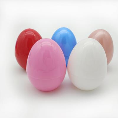 China Colorful Plastic Egg Shape Toy Container for Easter Decoration for sale