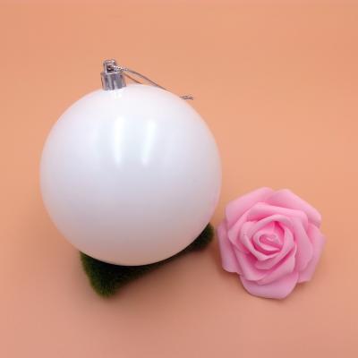 China Diy Opens Sublimation White Christmas Balls For Christmas Tree Ornaments for sale