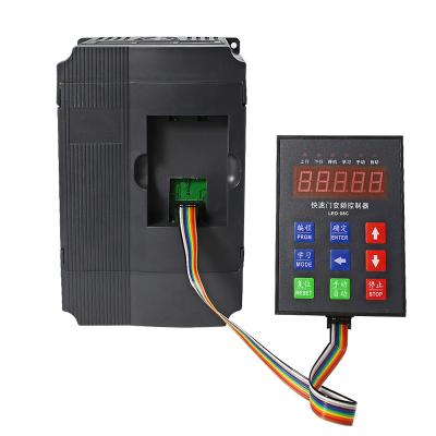 China High Speed ​​Fast Gate Controller 220V Rolling Shutter Gate Inverter 0.75KW 1.5KW 2.2KW 197*130*103MM for sale