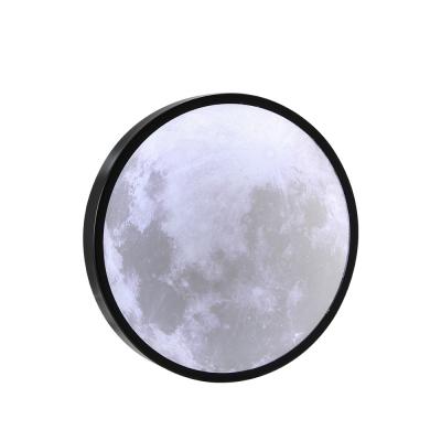 China Art Decor Custom Decor LED lighted magic makeup mirror photo frame mirror wall moon lamp lamp decorative makeup mirror with led light for sale