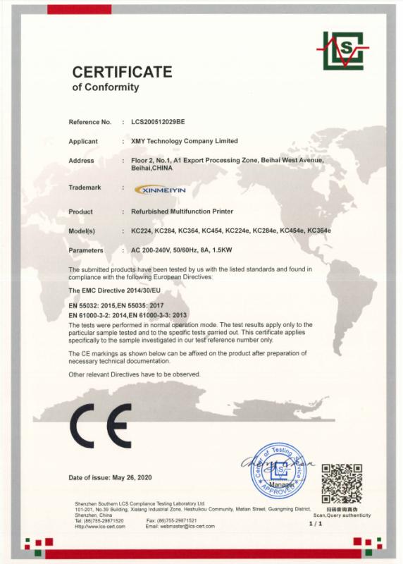 CE - Xmy Technology Company Limited