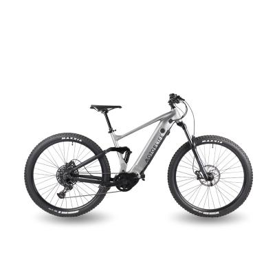 China Aluminum alloy Motorlife shock high quality dual frame mid drive motor mtb ebike 29 inch full suspension e bike for sale