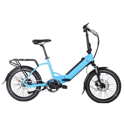 China Motorlife aluminum alloy frame 25km/h 20 inch tire leisure ebike electric folding bike for sale