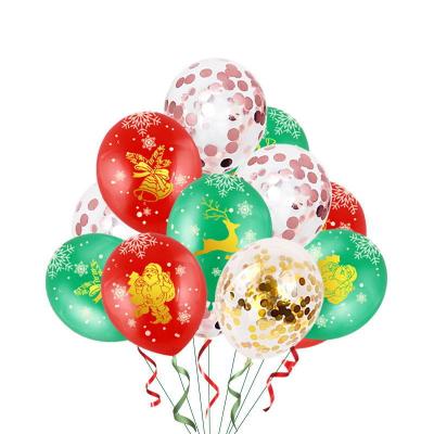 China Transparent Party Birthday Party Balloons Wedding Decoration Colorful 12inch Confetti Balloons Latex Birthday for sale