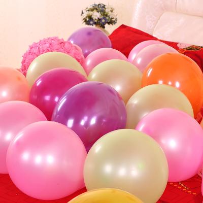 China Wholesale 10inch Gold Shiny Latex Party Balloons Thick Chrome Colors Metal Balloons For Wedding Party for sale