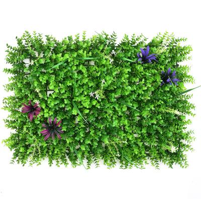 China Eco-friendly Restaurant Indoor Decoration Garden Fence Plastic Green Hanging Grass Wall Turf Board Plant Artificial Wall for sale