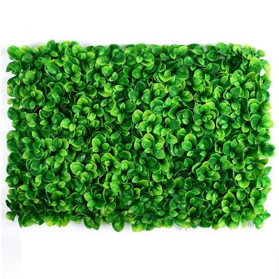 China Eco-friendly Outdoor Garden Plant Wall Green Plants Panels Artificial Plastic Flower Vertical Garden Green Wall for sale