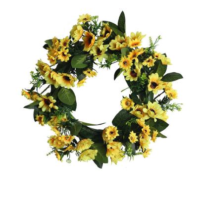 China Manufacturer Supply Artificial Flower environmental decorations flower garland and wreaths making deliveries for sale