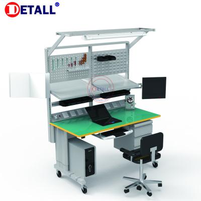 China Warehouse Detall Esd Ergonomic Work Bench For OLED Area Anti-static Worktable for sale