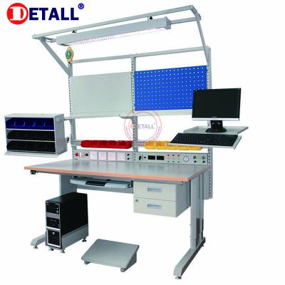 China Warehouse Detall CE Certificate ESD Work Bench ESD Standard Electric Workbench for sale