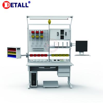 China Building Material Shops Detall Electronics ESD Lab Workstation for Repair Test and Inspection Electrical Workbench for sale