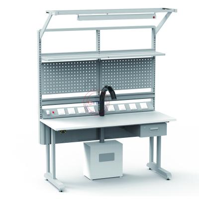 China Machinery Repair Shops Detall Esd Electric Clean Adjustable Workbench For Lab for sale