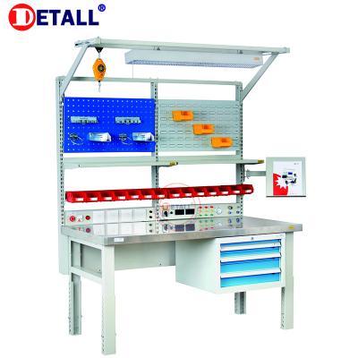 China Warehouse Detall Drawer Stainless Steel Workbench With Modular Design for sale