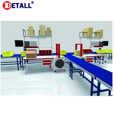 China Warehouse Detall Customized Factory Packing Multi Work Station With Cardboard Storage for sale