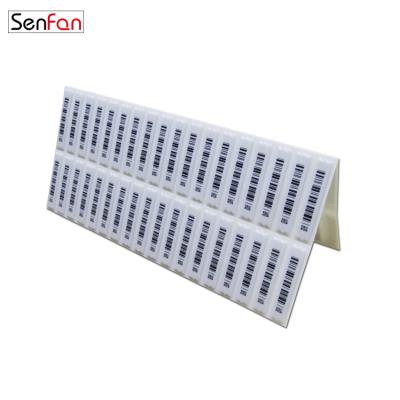 China Dr. anti-theft label roll label supermarket retail stores 58Khz AM blank label eas sticker for sale