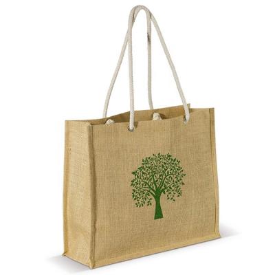 China Handled Tote Jute Wine Eco-friendly Promotional Bag Custom Design Gift Bag With Logo Cloth Shopping Handbags for sale