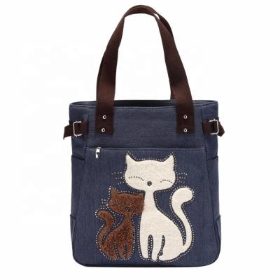 China Wholesale Eco-Friendly Reusable Canvas Tote Bags Cotton Canvas Zipper Storage Foldable Shopping Bag With Pocket for sale