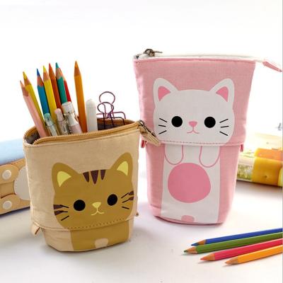 China European and American simple cute multi-functional pencil bag style stationery pencil bag portable creative cute box for sale