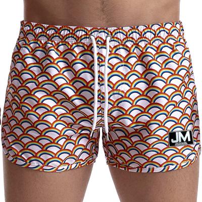 China Anti-Wrinkle JOCKMAIL High Quality Fashion Mens Fitness Shorts 100% Polyester Beach Shorts Swimming Trunks for sale