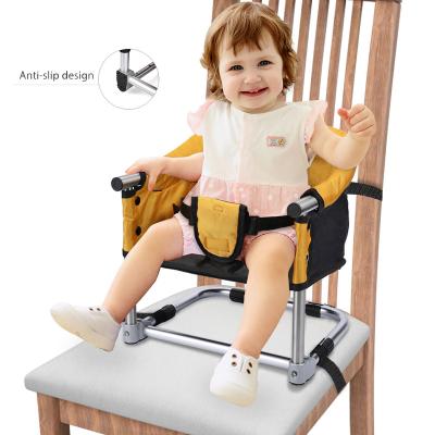 China New Design Minimalist Space Portable Dining Baby Children's Consumption Referee Chair Booster Seat With Packbag for sale