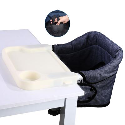 China Minimalist Hook On Chair With Hot Selling Plate Folding Dining Travel Feeding Booster Seat For Baby for sale