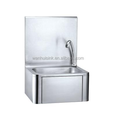 China Hotel Restaurant/Hotel Kitchen/Restaurant Hand Wash Station Stainless Steel Knee Operated Sink for sale