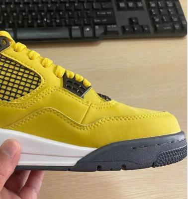 China Fashion\comfortable\durable\Breathable\Lighted Basketball Shoes Black 2021 Sports Mens Trainers 2021 New Aj4 Retro 'light Ning' Fashion 4s Mens for sale