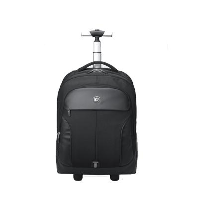 China Custom LOGO Business Trolley Bag Big Wheel Trolley Backpack Travel Waterproof Bag Waterproof For Man for sale