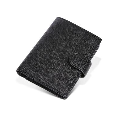 China Retro Wallet Leather Multi-Card RFID Mens RFID Wallet Large Capacity Casual Leather Purse for sale