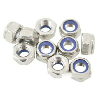 China Bolt nut washer hexagon head DIN 982 Nylon Self Lock Nuts with Zinc Plain Wholesale for sale