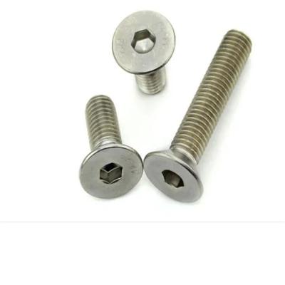 China DIN Carbon Steel Carbon Steel Bolt Hex Socket Counter Sunk Screws M4-M100 for sale