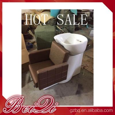 中国 Luxury shampoo bowl chairs hair washing massage shampoo chair salon furniture china 販売のため