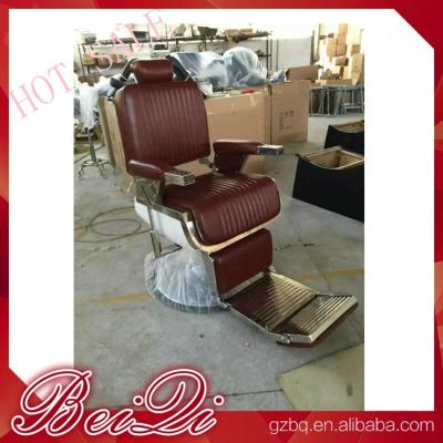 中国 Luxury hair salon furniture barber styling units reclining hairdressing chair for sale 販売のため