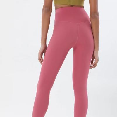 China Breathable In 2022, New Sports Womens Fitness Yoga Non-Inductive High Stretch Breathable Sweating Leggings for sale