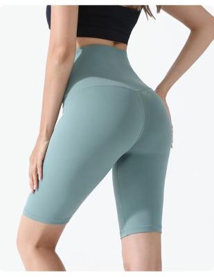 China Seamless Wholesale Breathable Women High Elasticity Wear Tight Short Buttocks Fitness Running Yoga for sale