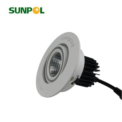 China Modern Hot Sale Aluminum Indoor Commercial Down Spotlight Anti-Glare Ceiling Trimless Led Downlight Recessed Light Led Downlight for sale