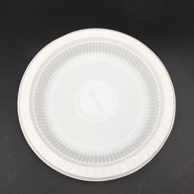 China Viable Eco Friendly Dinner Disposable Degradable Paper Plates for sale