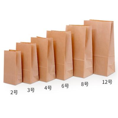 China Wholesale Biodegradable Brown Kraft Paper Bags Food Paper Bag Craft Pouch for sale