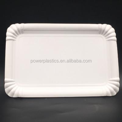 China Disposable Rectangle Paper Plate 8inch*5inch for sale