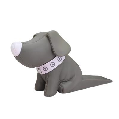 China Modern PVC Rubber Animal Design Plastic Cute Dog Door Stopper for sale